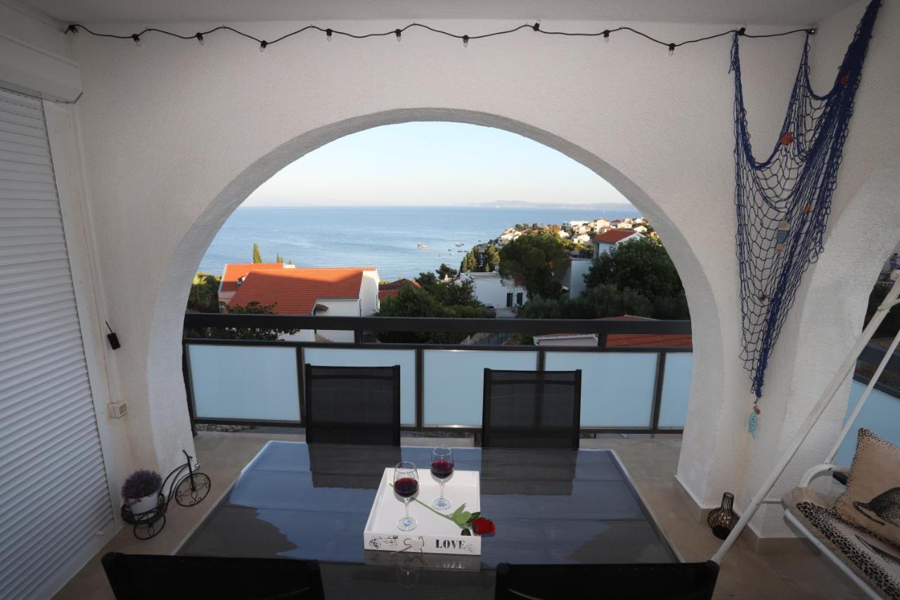 Apartment Relaxing Sea View, Okrug Gornji Exterior foto